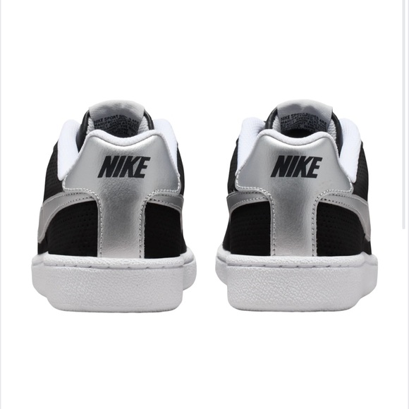 Nike Court Royale 'Black White Metallic Silver' - Picture 9 of 14